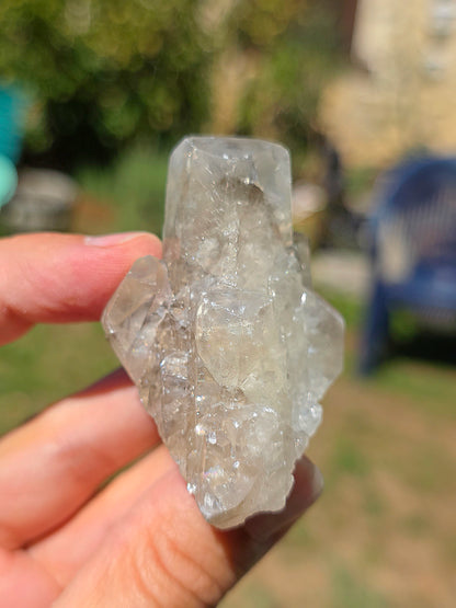 Calcite miel avec fantôme des Pyrénées