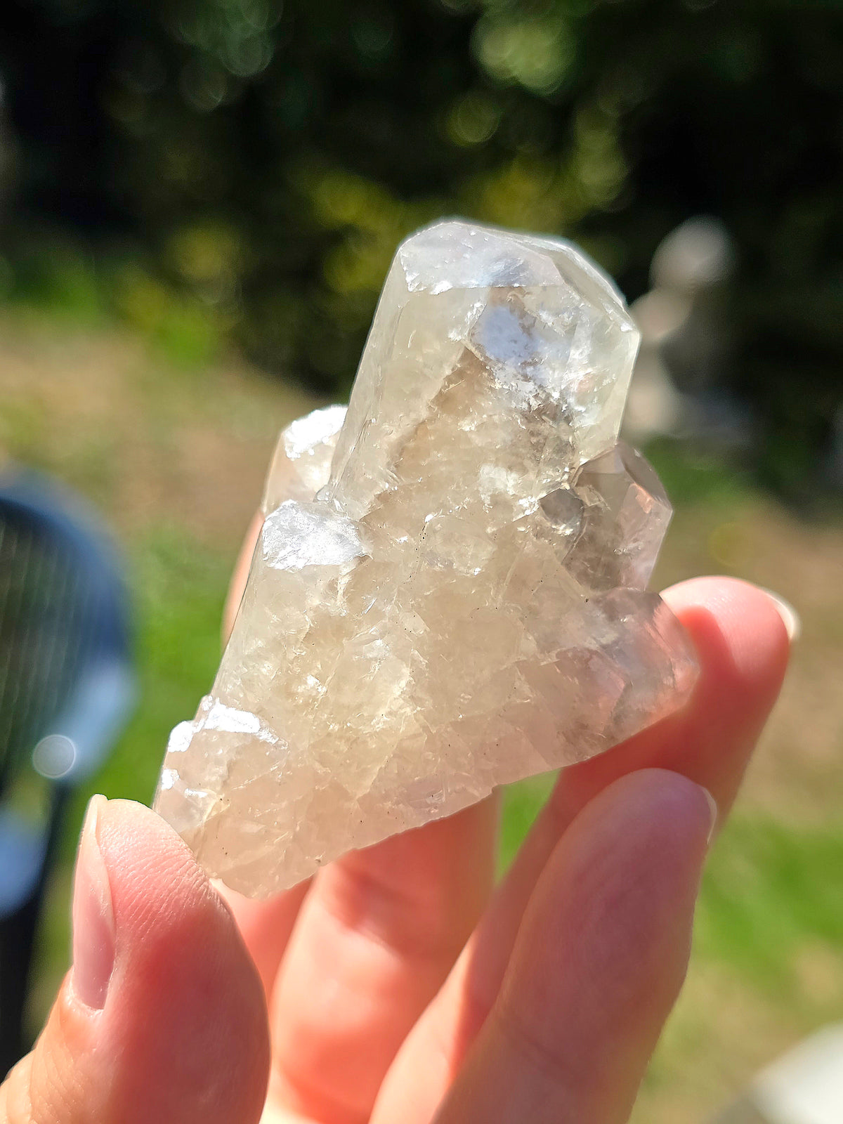 Calcite miel avec fantôme des Pyrénées