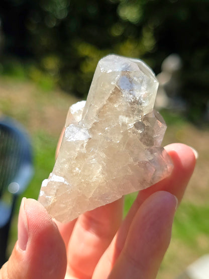 Calcite miel avec fantôme des Pyrénées