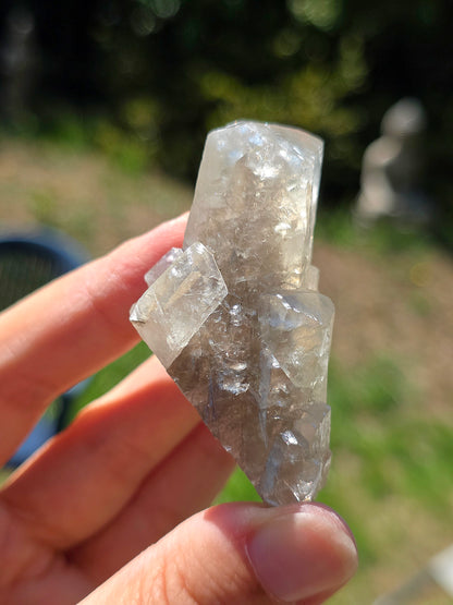 Calcite miel avec fantôme des Pyrénées