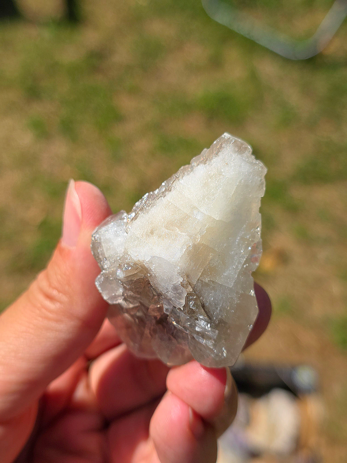 Calcite miel avec fantôme des Pyrénées
