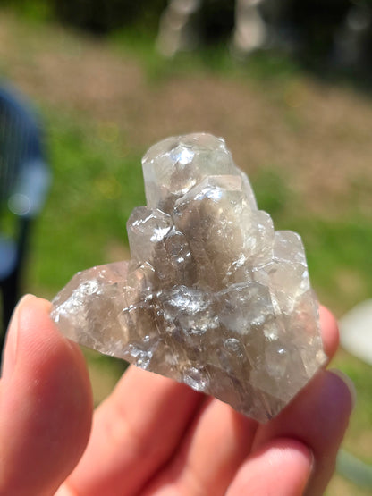 Calcite miel avec fantôme des Pyrénées