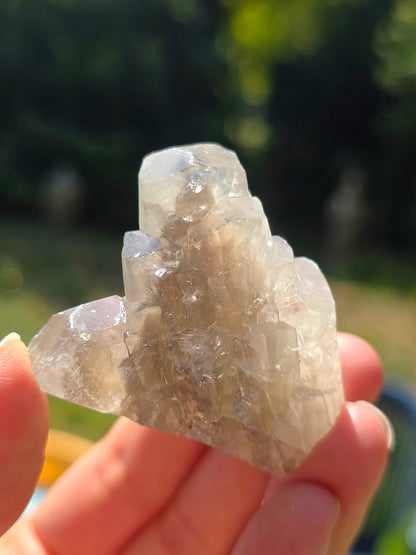Calcite miel avec fantôme des Pyrénées