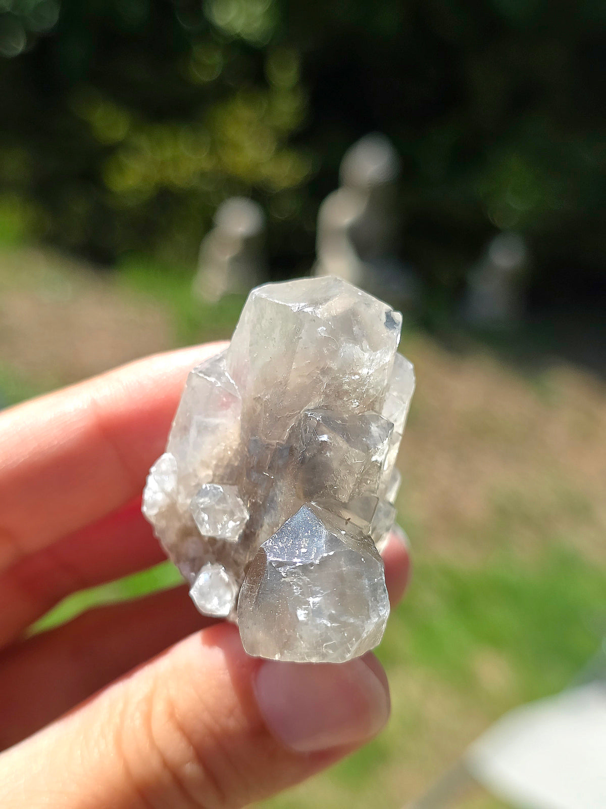 Calcite miel avec fantôme des Pyrénées