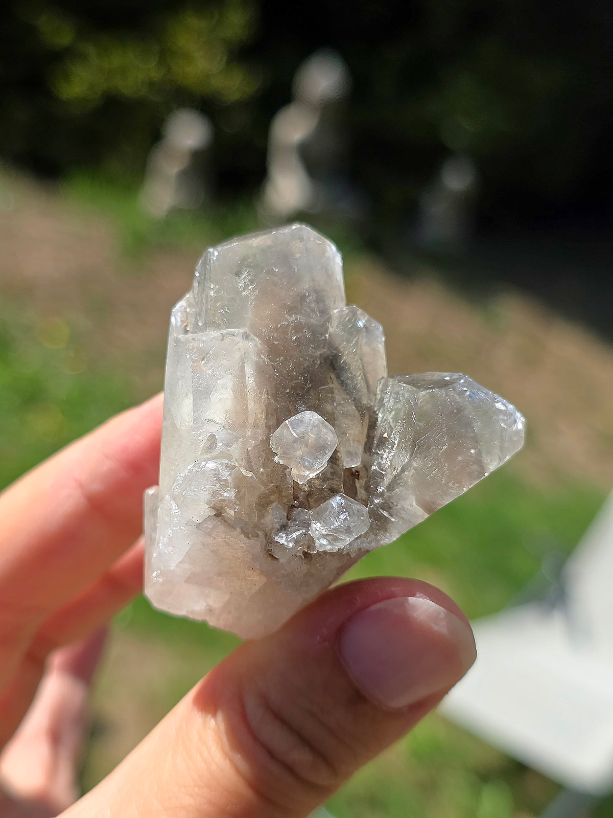Calcite miel avec fantôme des Pyrénées