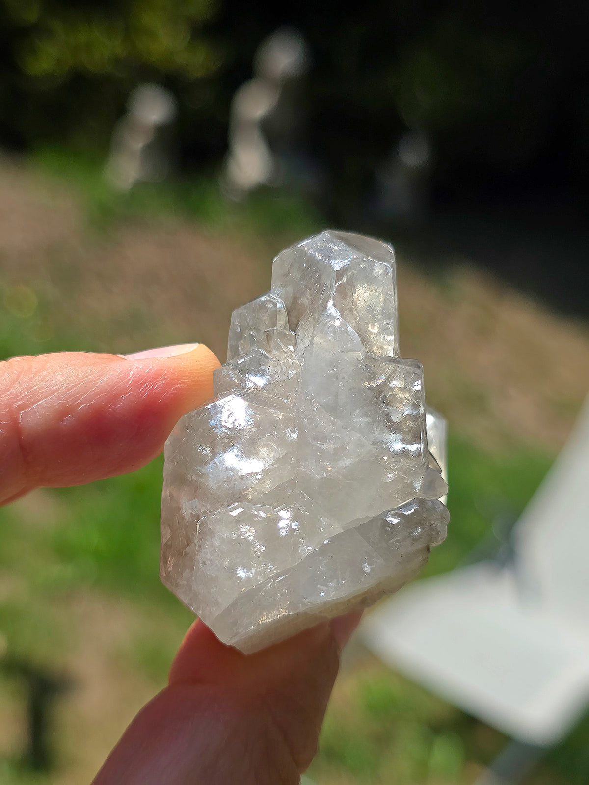Calcite miel avec fantôme des Pyrénées