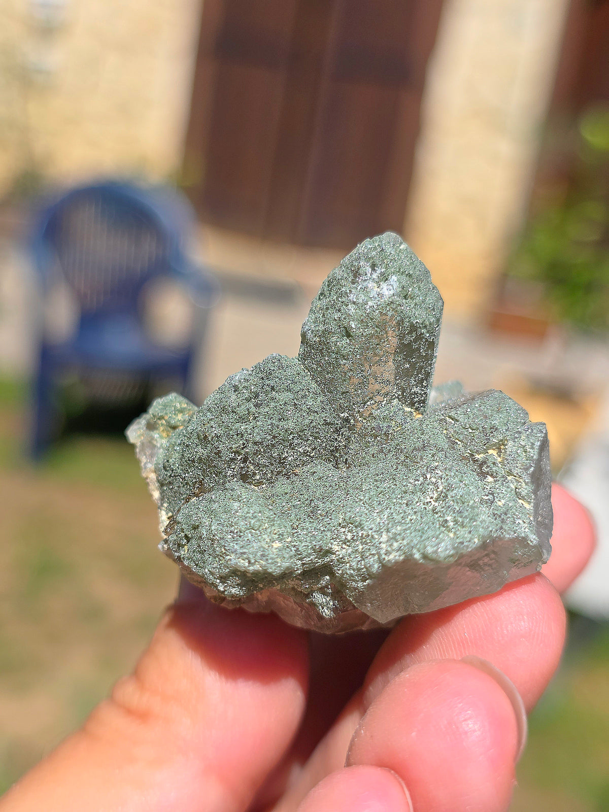 Quartz avec Chlorite des Pyrénées françaises