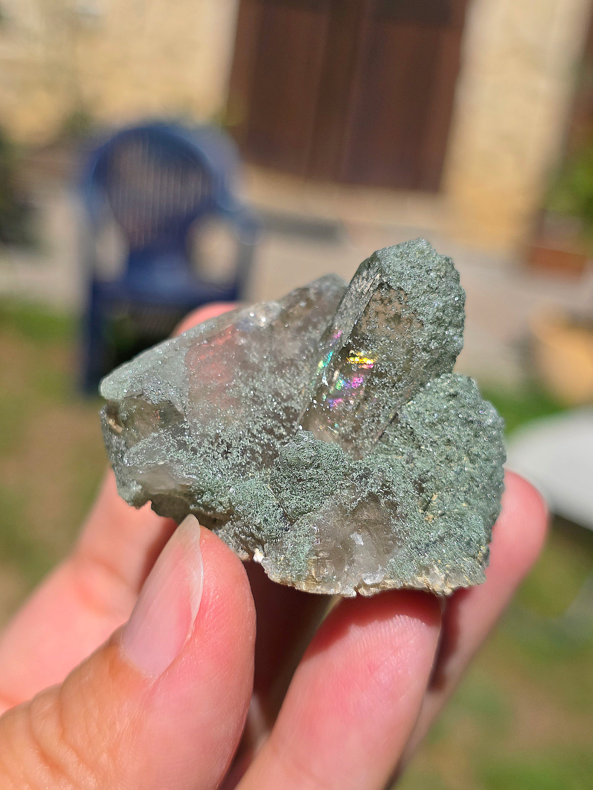 Quartz avec Chlorite des Pyrénées françaises