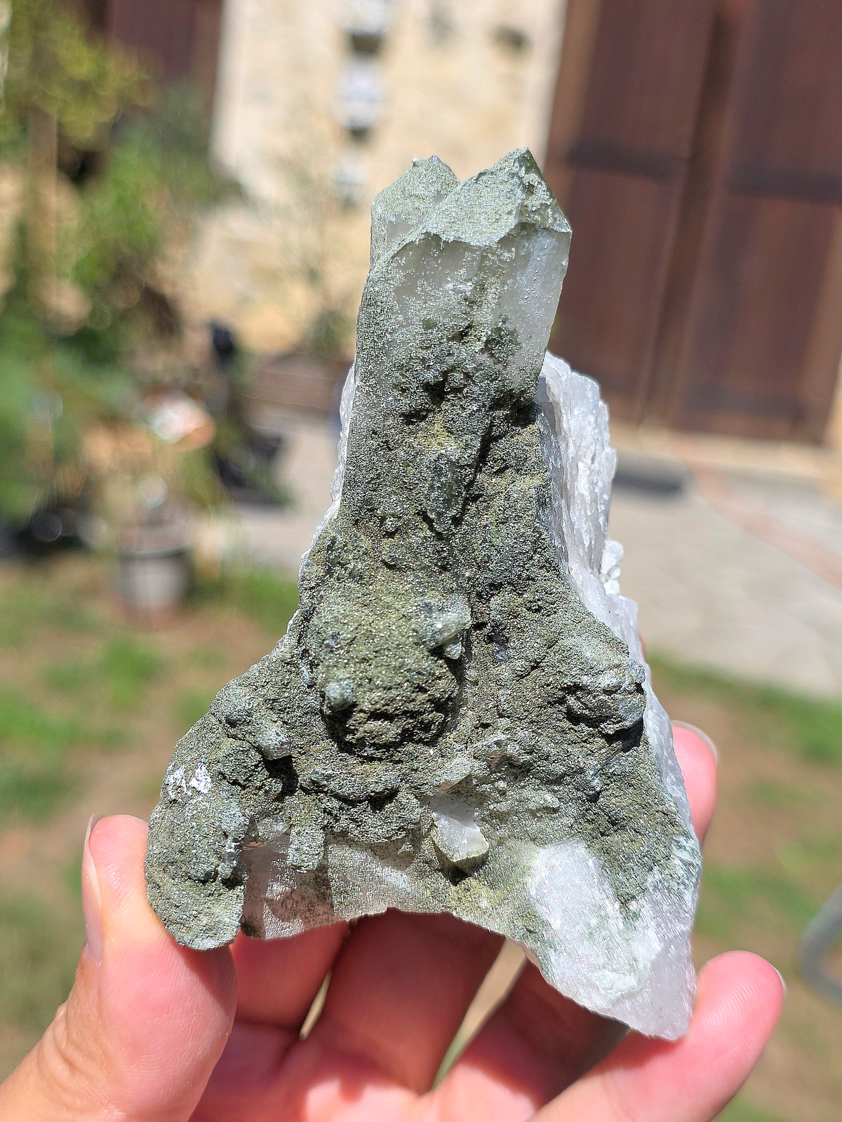Gros Quartz Chlorite d'Arrens dans les Pyrénées françaises