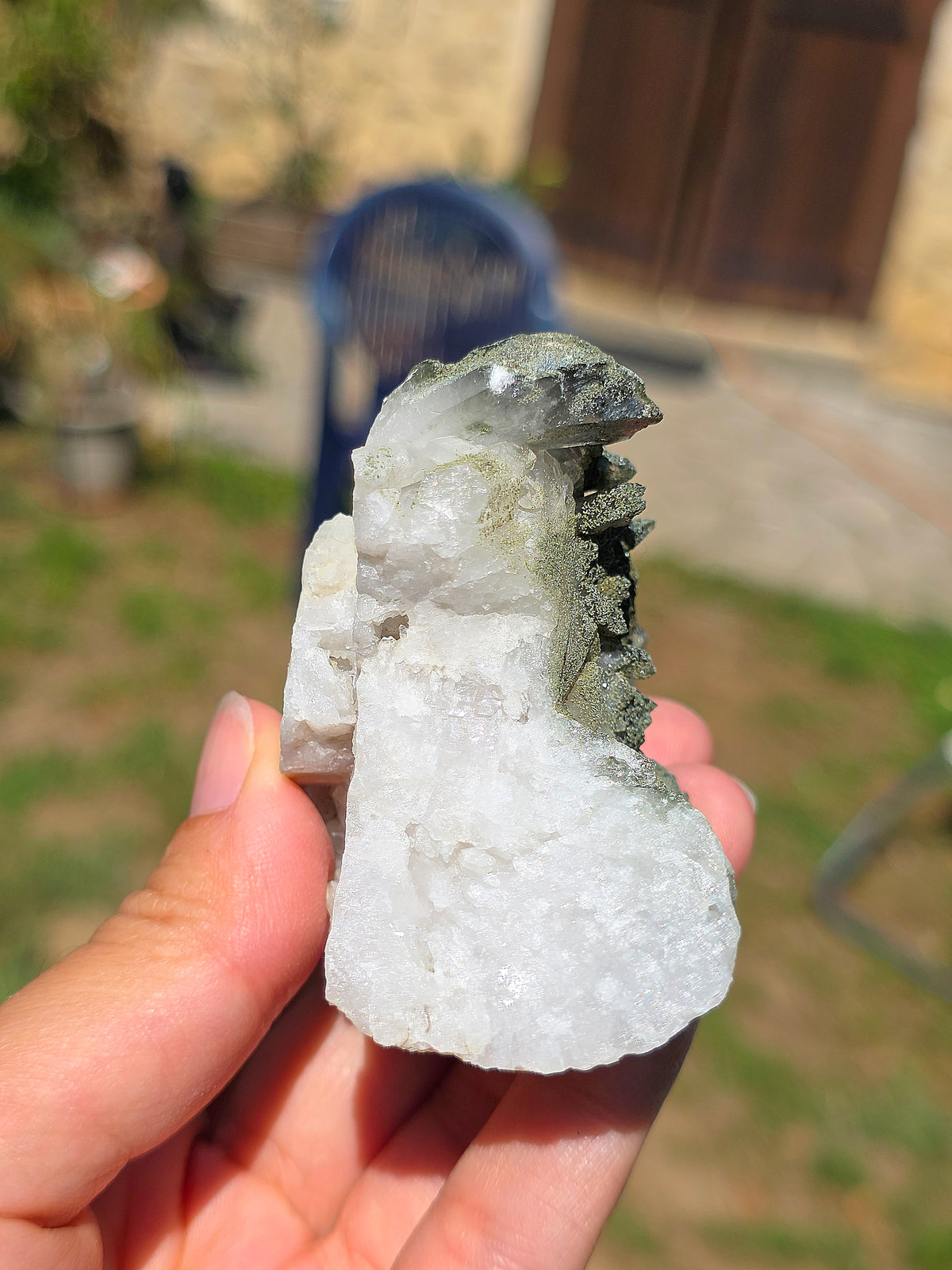 Gros Quartz Chlorite d'Arrens dans les Pyrénées françaises