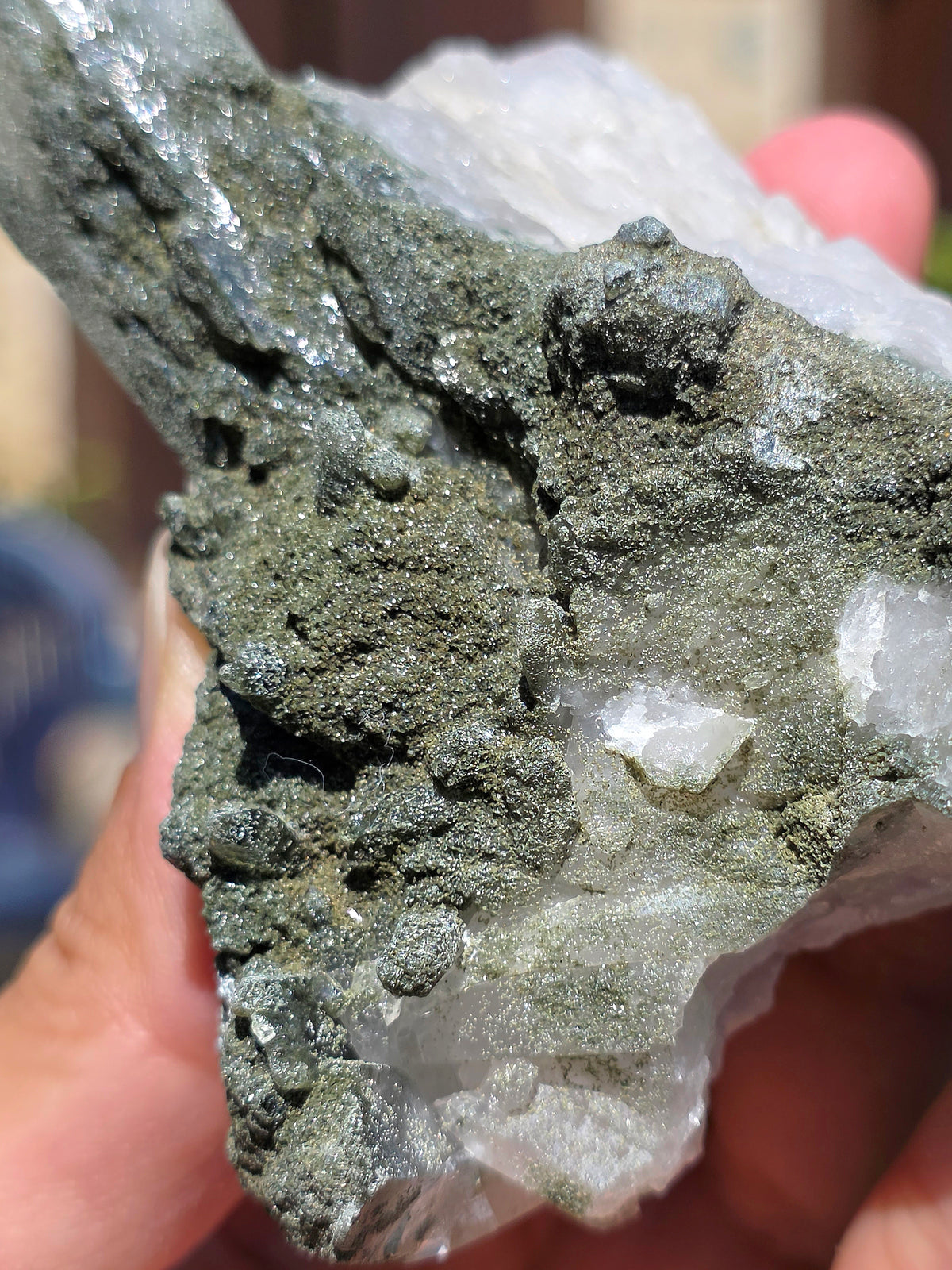 Gros Quartz Chlorite d'Arrens dans les Pyrénées françaises