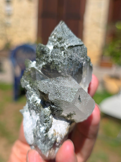 Quartz avec Chlorite et Albite des Pyrénées françaises