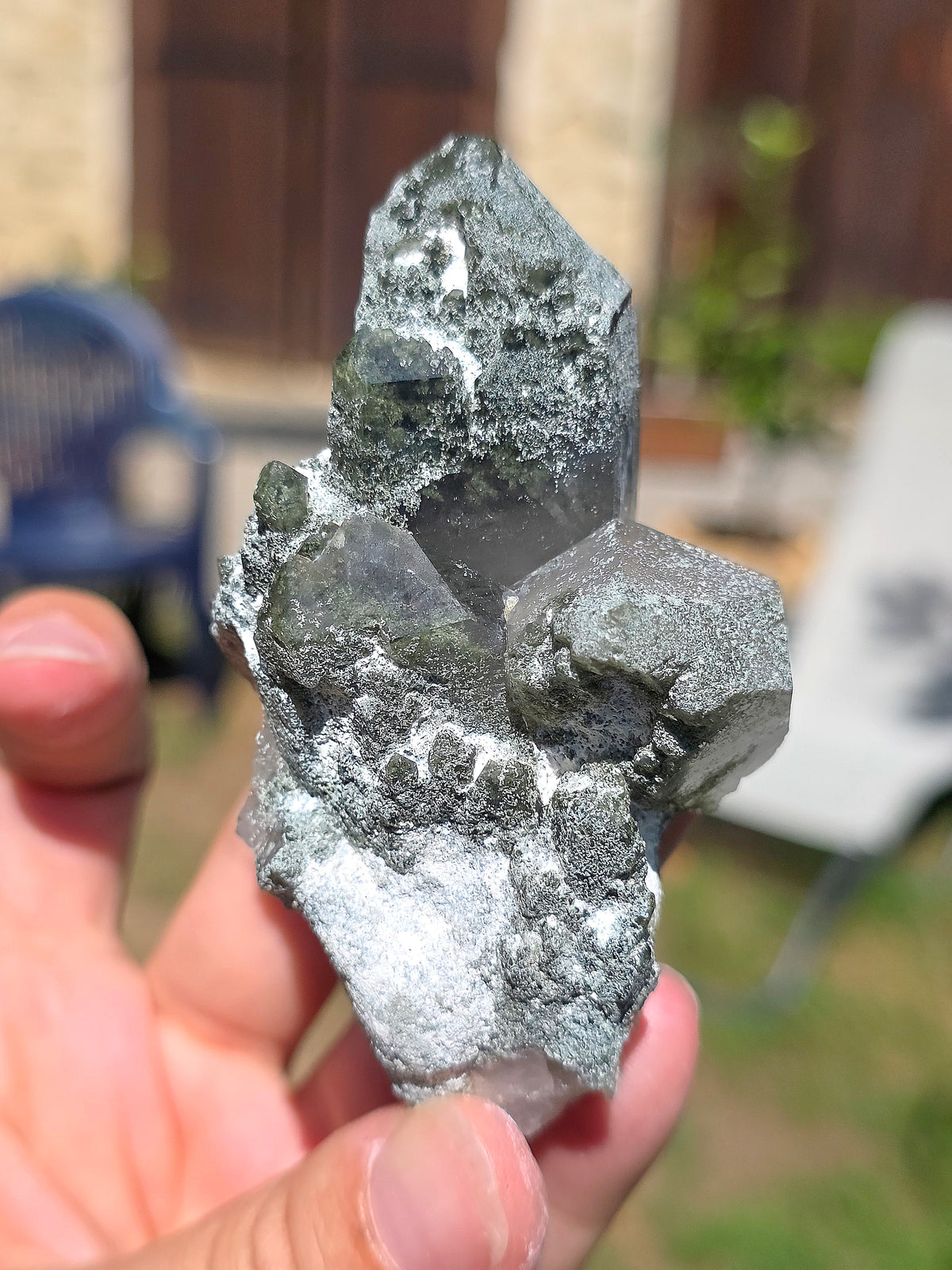 Quartz avec Chlorite et Albite des Pyrénées françaises