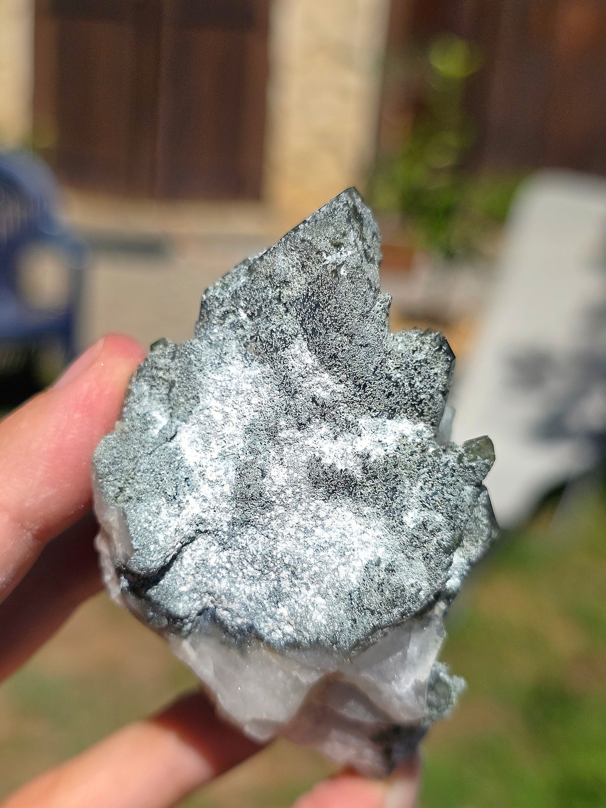 Quartz avec Chlorite et Albite des Pyrénées françaises