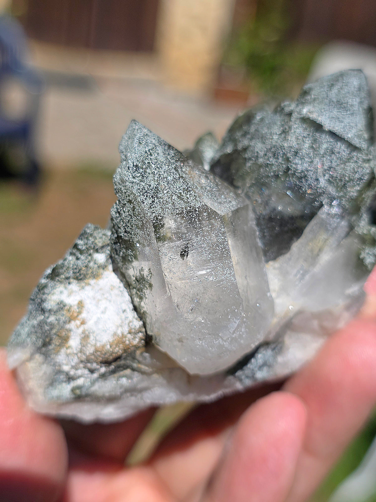 Quartz avec Chlorite et Albite des Pyrénées françaises