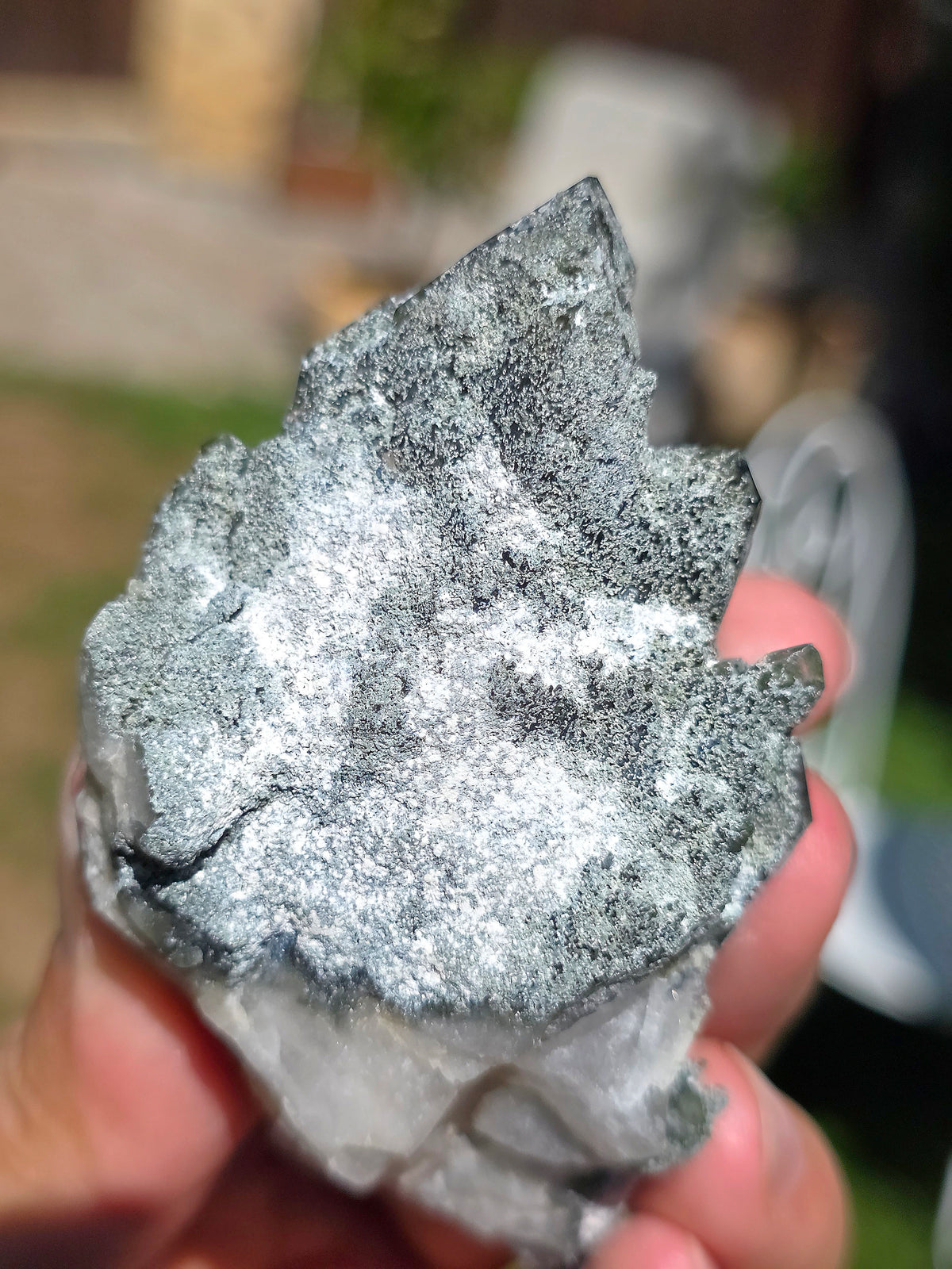 Quartz avec Chlorite et Albite des Pyrénées françaises