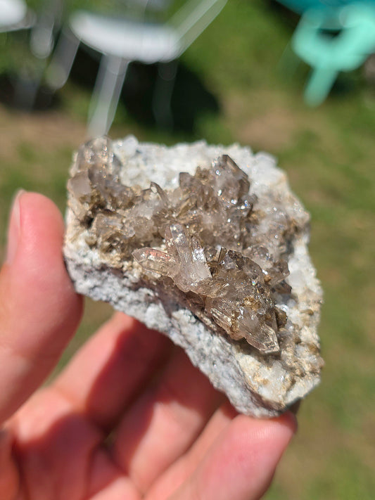 Quartz fumé brut d'Arrens