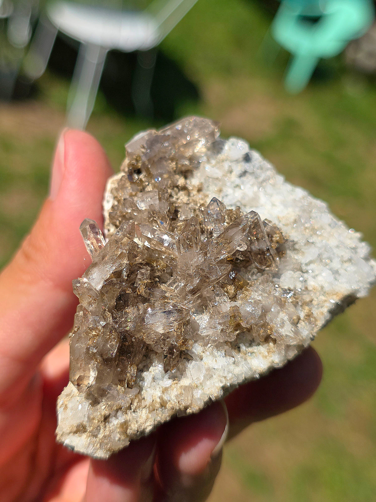 Quartz fumé brut d'Arrens
