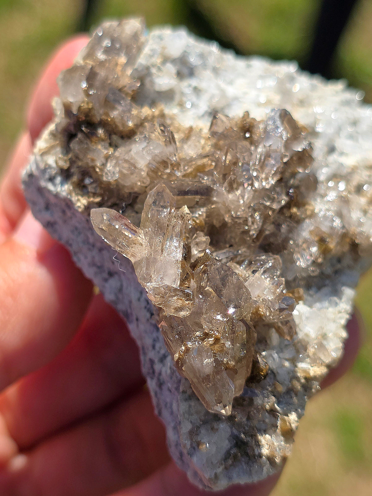 Quartz fumé brut d'Arrens