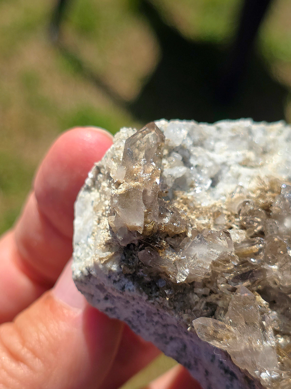Quartz fumé brut d'Arrens