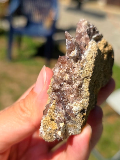 Axinite en provenance de Barèges, Pyrénées