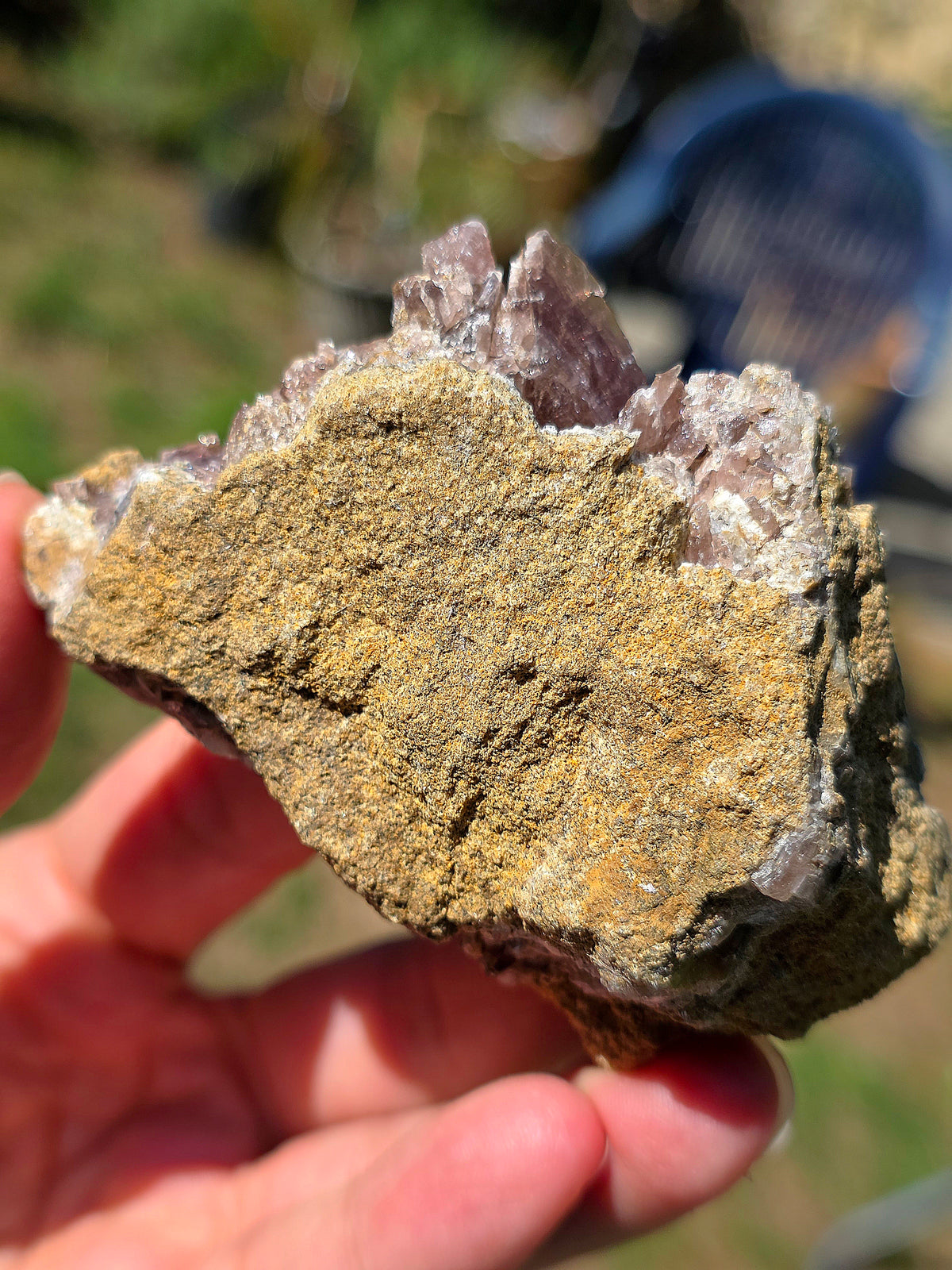Axinite en provenance de Barèges, Pyrénées