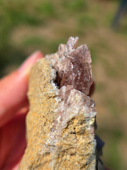 Axinite en provenance de Barèges, Pyrénées