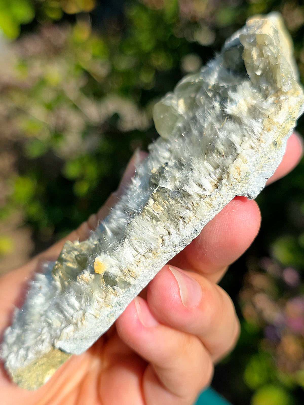 plaque de Quartz vert et Asbeste d'Arrens