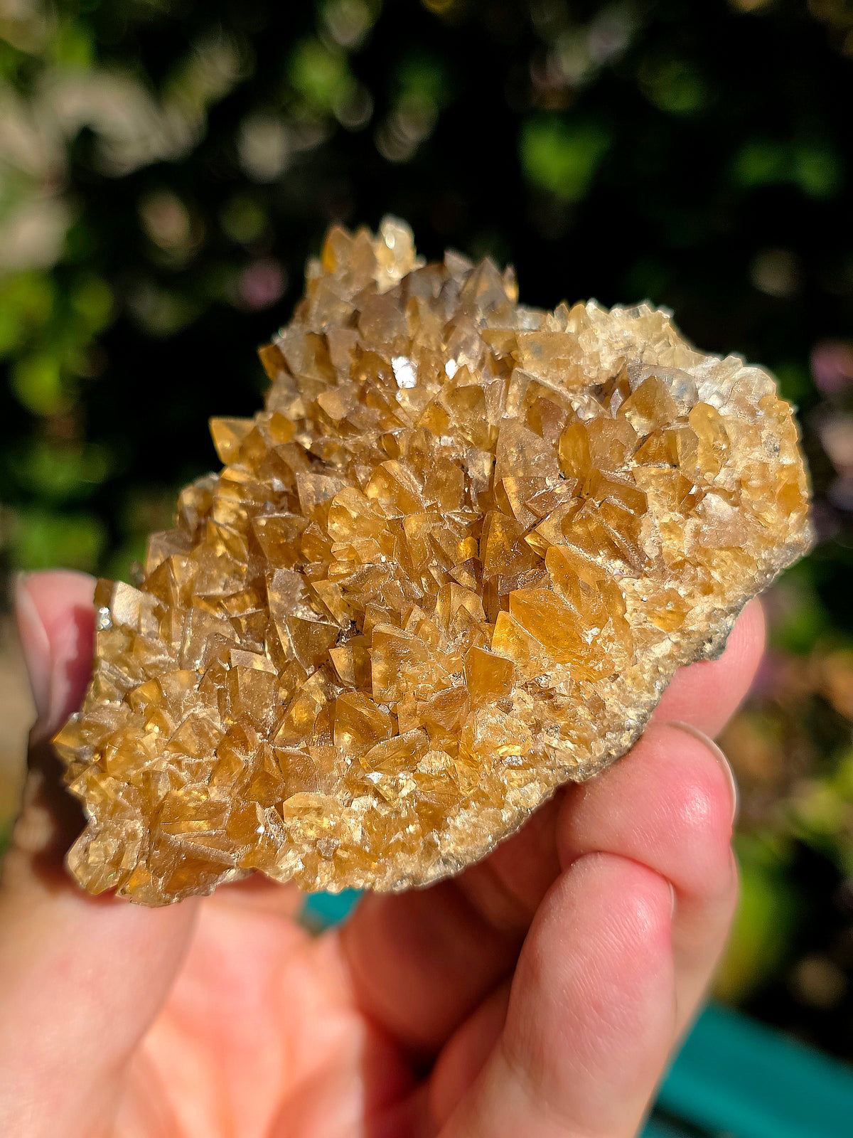 Calcite miel brute des Pyrénées