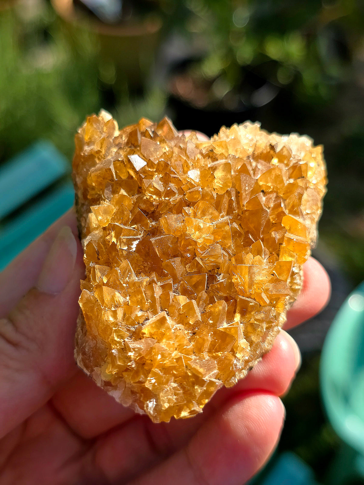 Calcite miel brute en provenance des Pyrénées