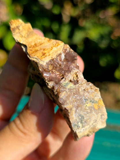 Axinite en provenance de Barèges, Pyrénées