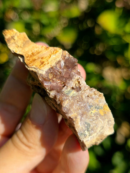 Axinite en provenance de Barèges, Pyrénées