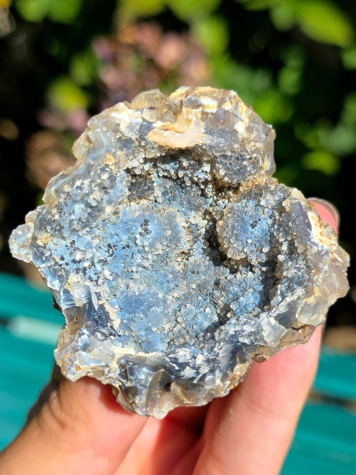 Calcédoine brute du Poitou, France