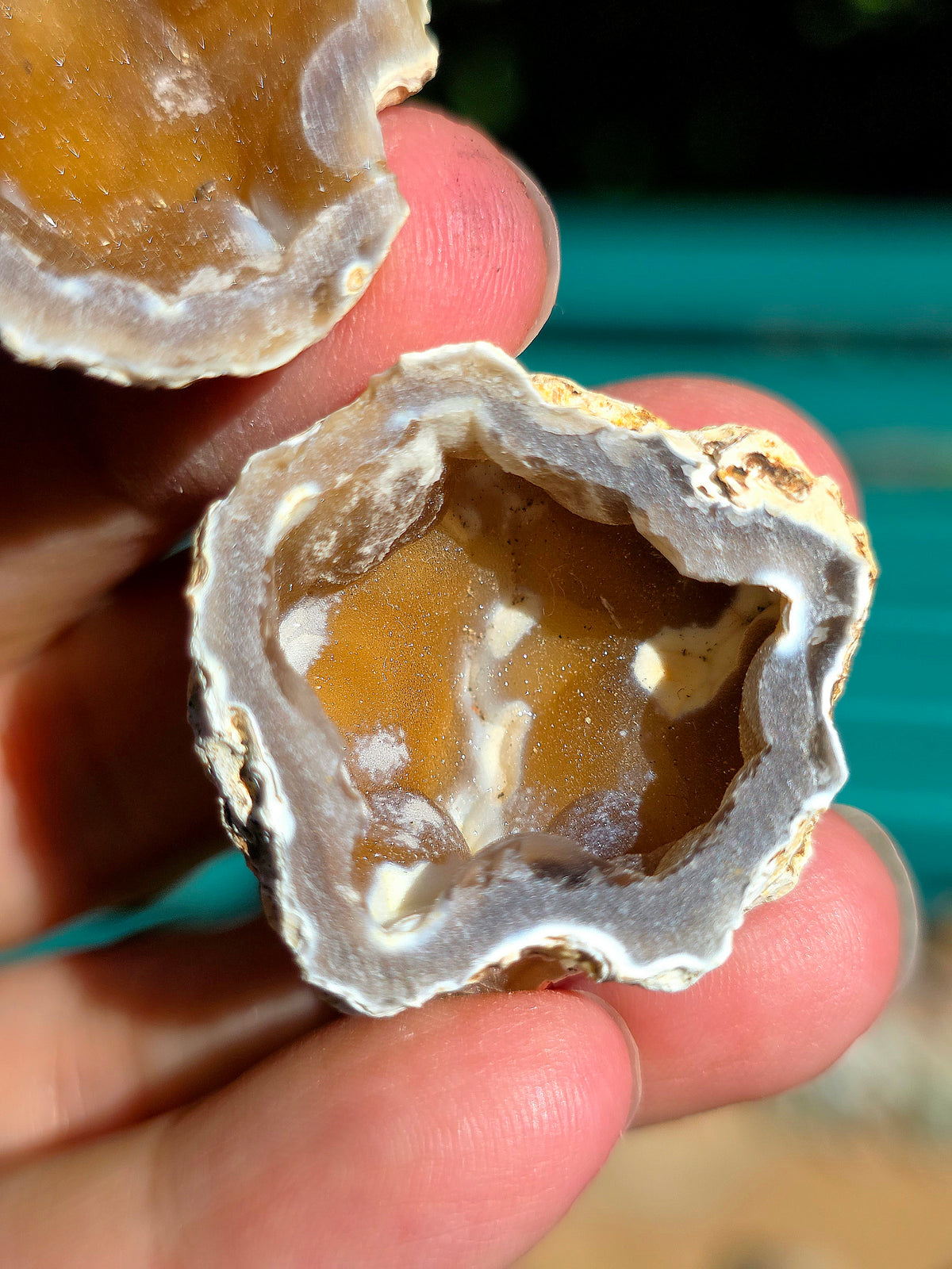 Calcédoine entière cristallisée du Poitou