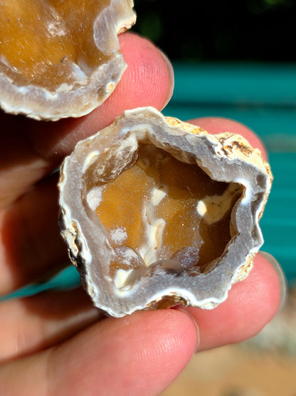 Calcédoine entière cristallisée du Poitou