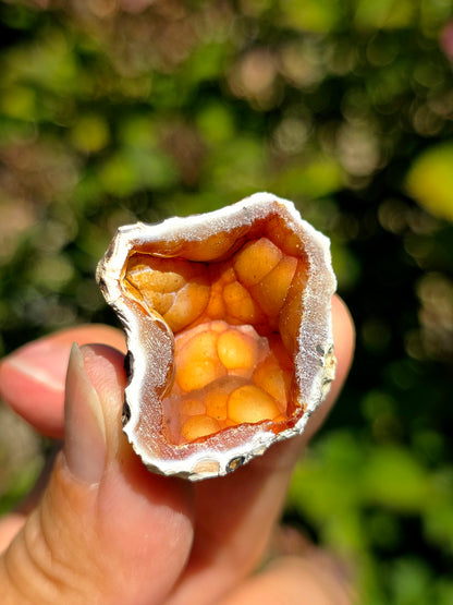Calcédoine du Poitou orange