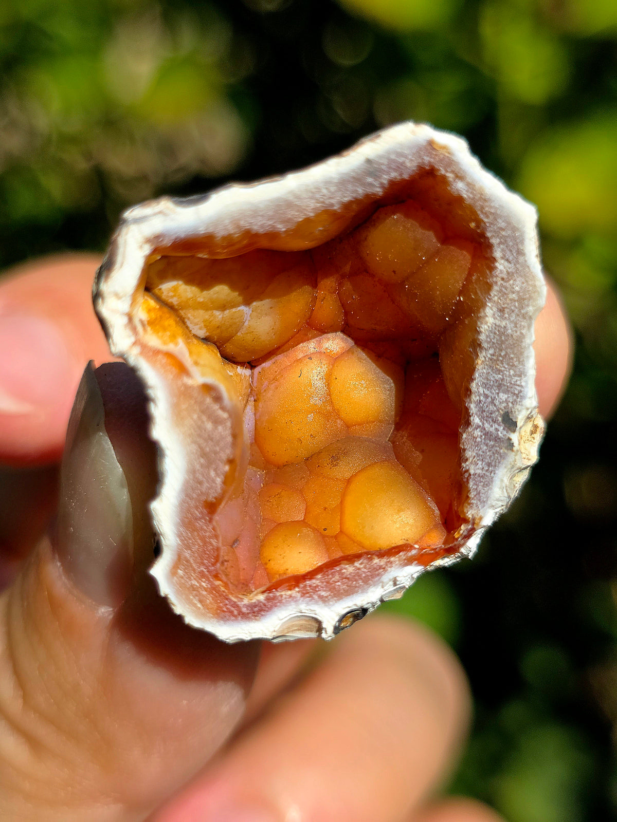 Calcédoine du Poitou orange