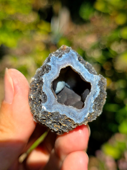 Calcédoine bleue du Poitou
