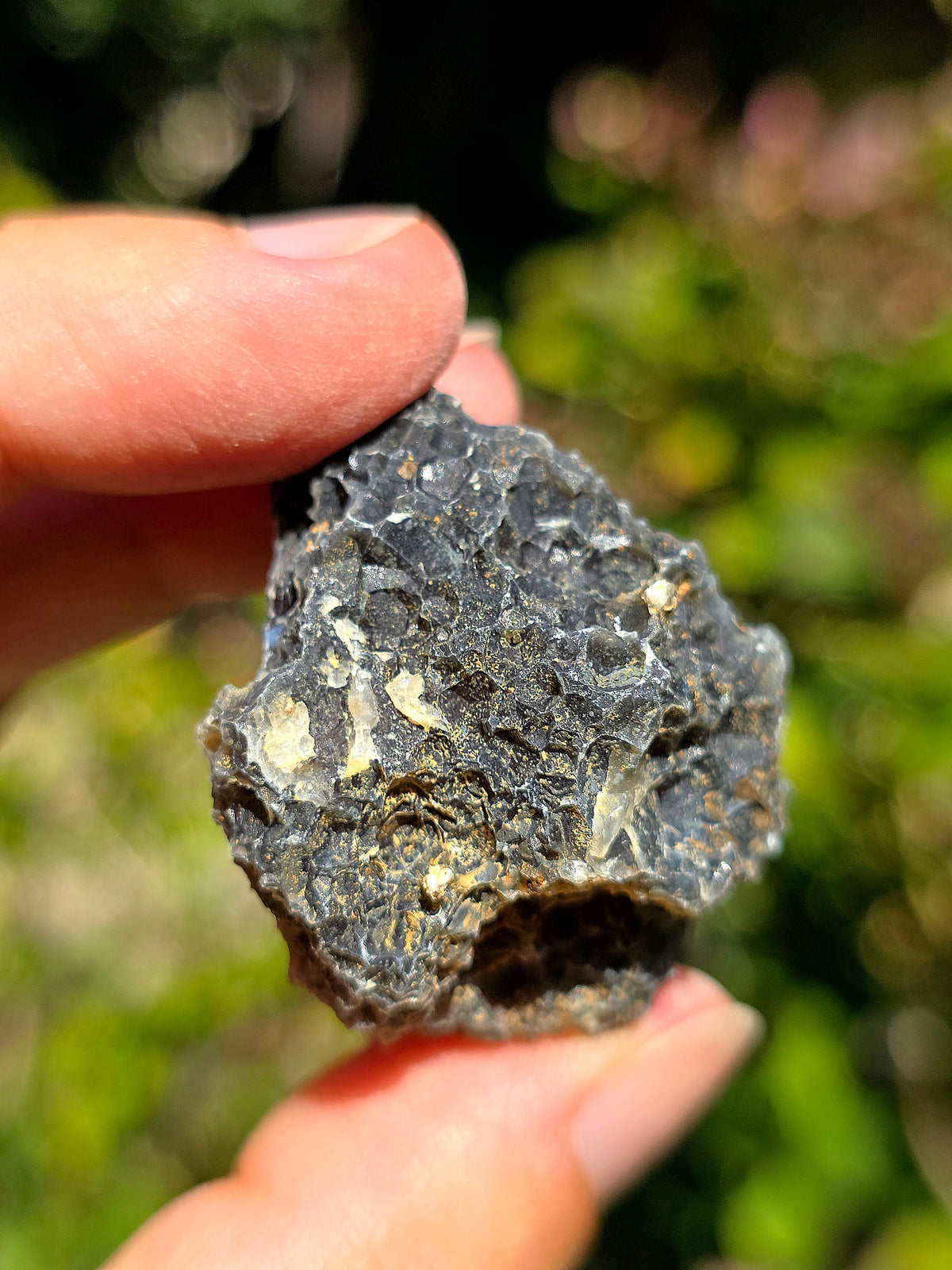 Calcédoine bleue du Poitou