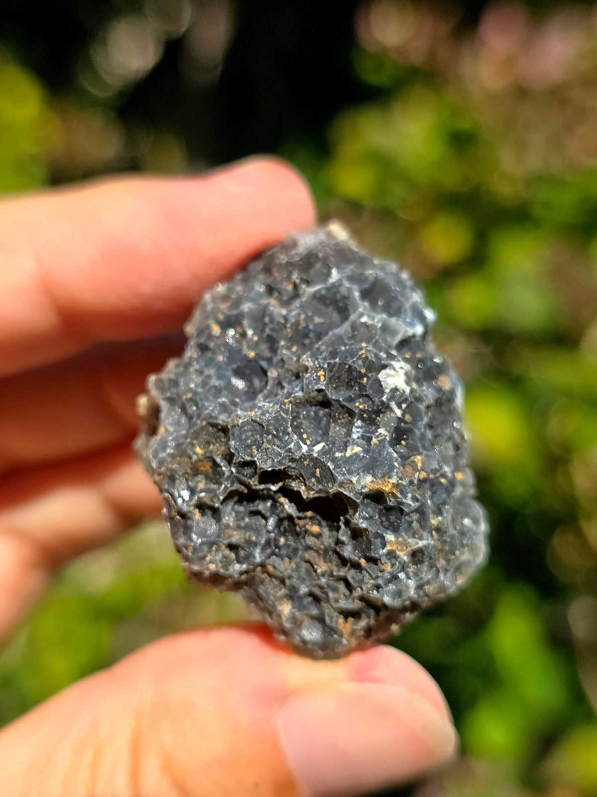 Calcédoine bleue du Poitou
