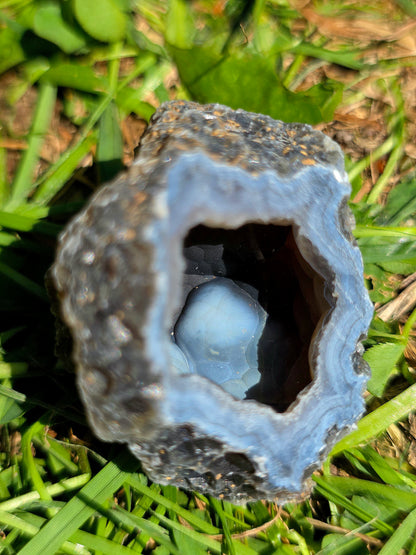Calcédoine bleue du Poitou
