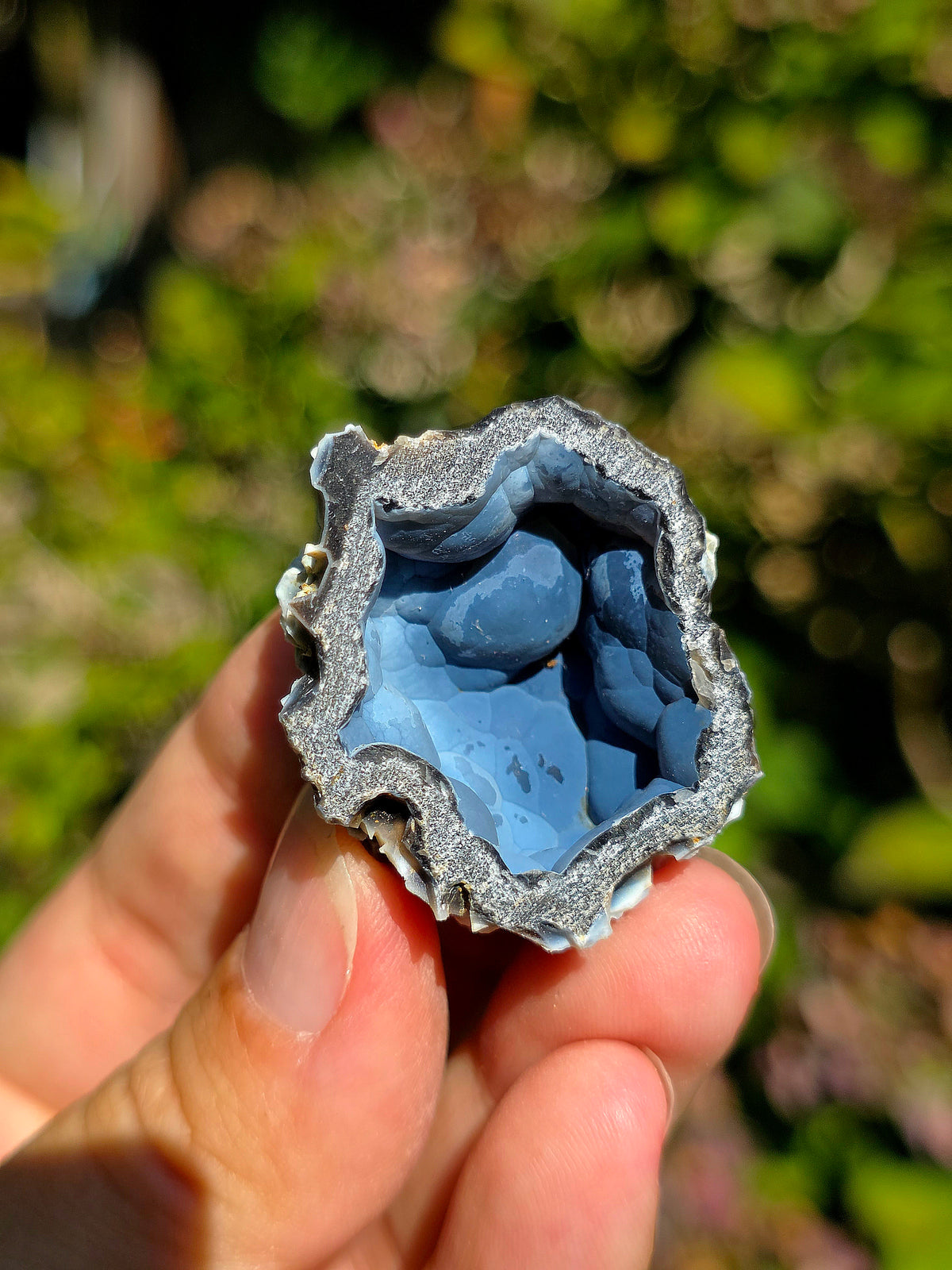 Calcédoine bleue du Poitou 