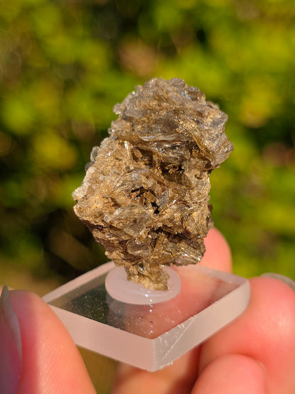 Quartz avec inclusions d'épidote des Pyrénées