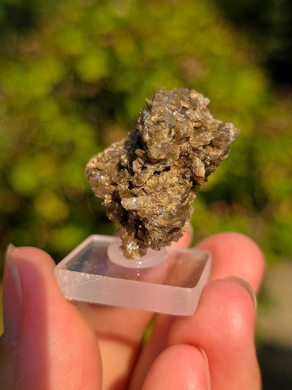 Quartz avec inclusions d'épidote des Pyrénées