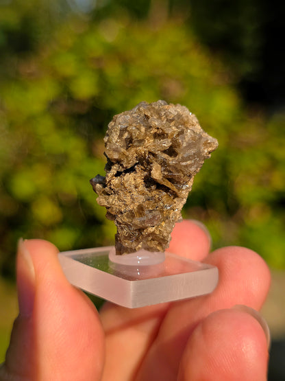 Quartz avec inclusions d'épidote des Pyrénées
