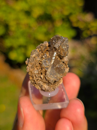 Quartz avec inclusions d'épidote des Pyrénées