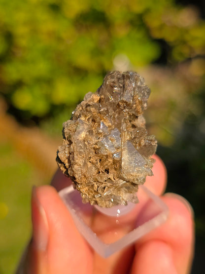 Quartz avec inclusions d'épidote des Pyrénées