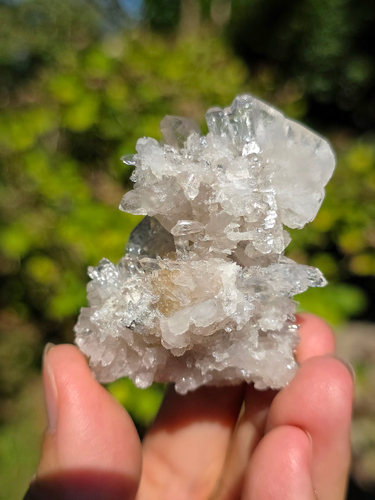 Quartz flottant d'Arrens dans les Hautes-Pyrénées.