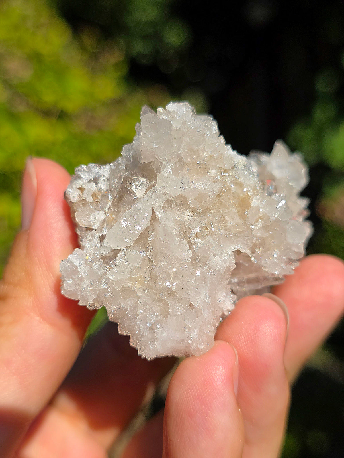Quartz flottant d'Arrens dans les Hautes-Pyrénées.