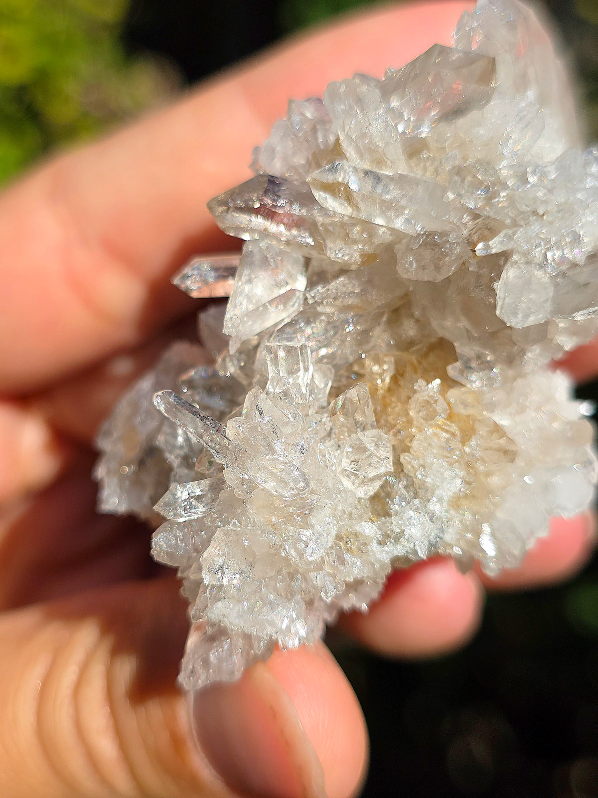 Quartz flottant d'Arrens dans les Hautes-Pyrénées.